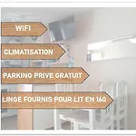 Mes Vacances A La Mer Studio 4 Pers, Parking Prive, Wifi, Linges Fournis, Climatisation